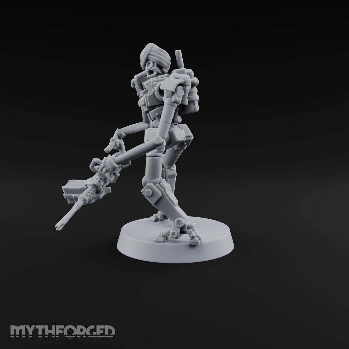 Weapons at the Ready Weird War British Automaton Heavy Machine Gunner B