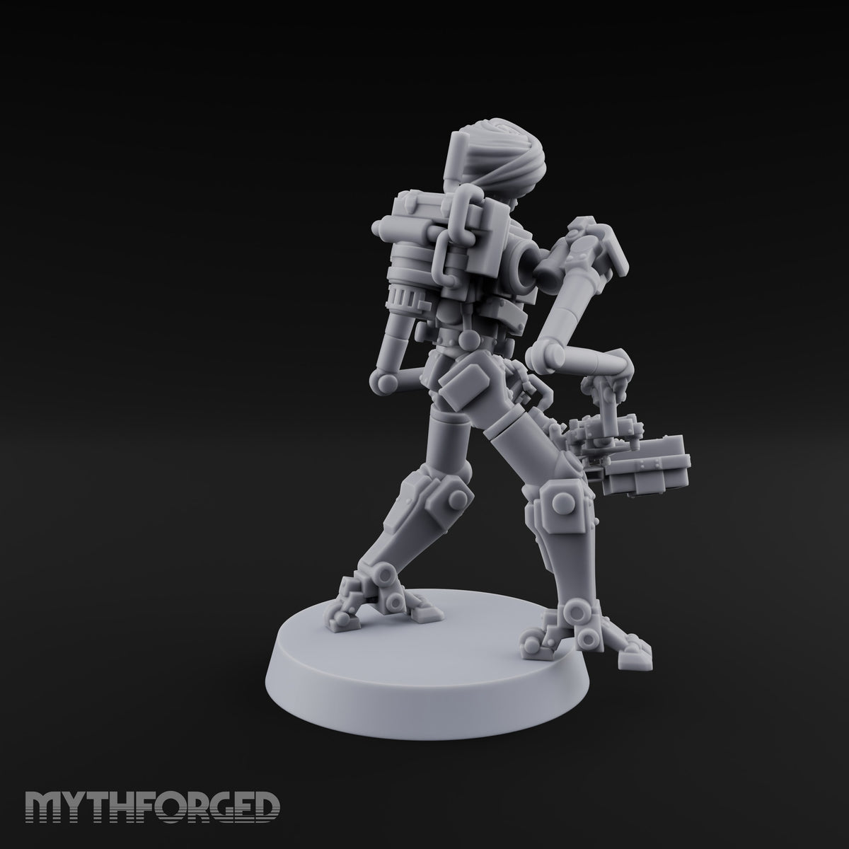 Weapons at the Ready Weird War British Automaton Heavy Machine Gunner C