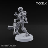 Weapons at the Ready Weird War British Automaton Heavy Machine Gunner C
