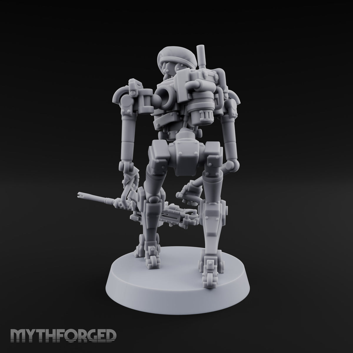 Weapons at the Ready Weird War British Automaton Heavy Machine Gunner D