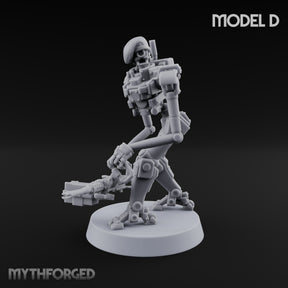 Weapons at the Ready Weird War British Automaton Heavy Machine Gunner D