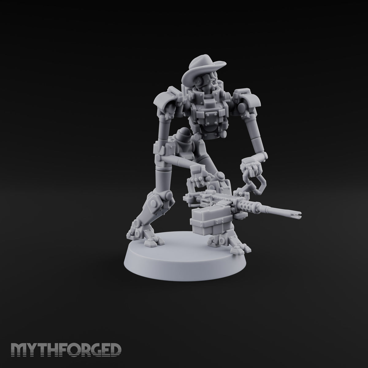 Weapons at the Ready Weird War British Automaton Heavy Machine Gunner E