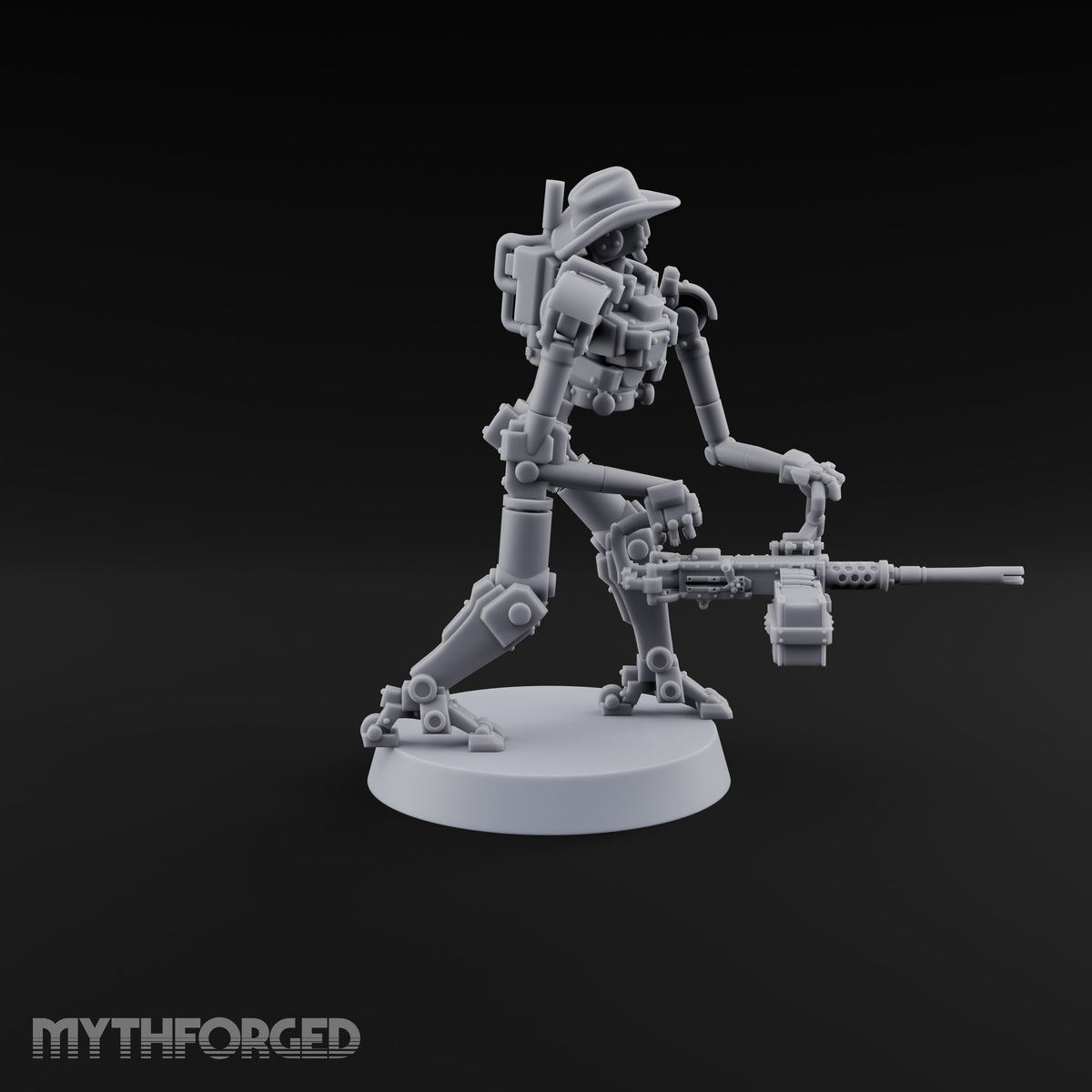 Weapons at the Ready Weird War British Automaton Heavy Machine Gunner E