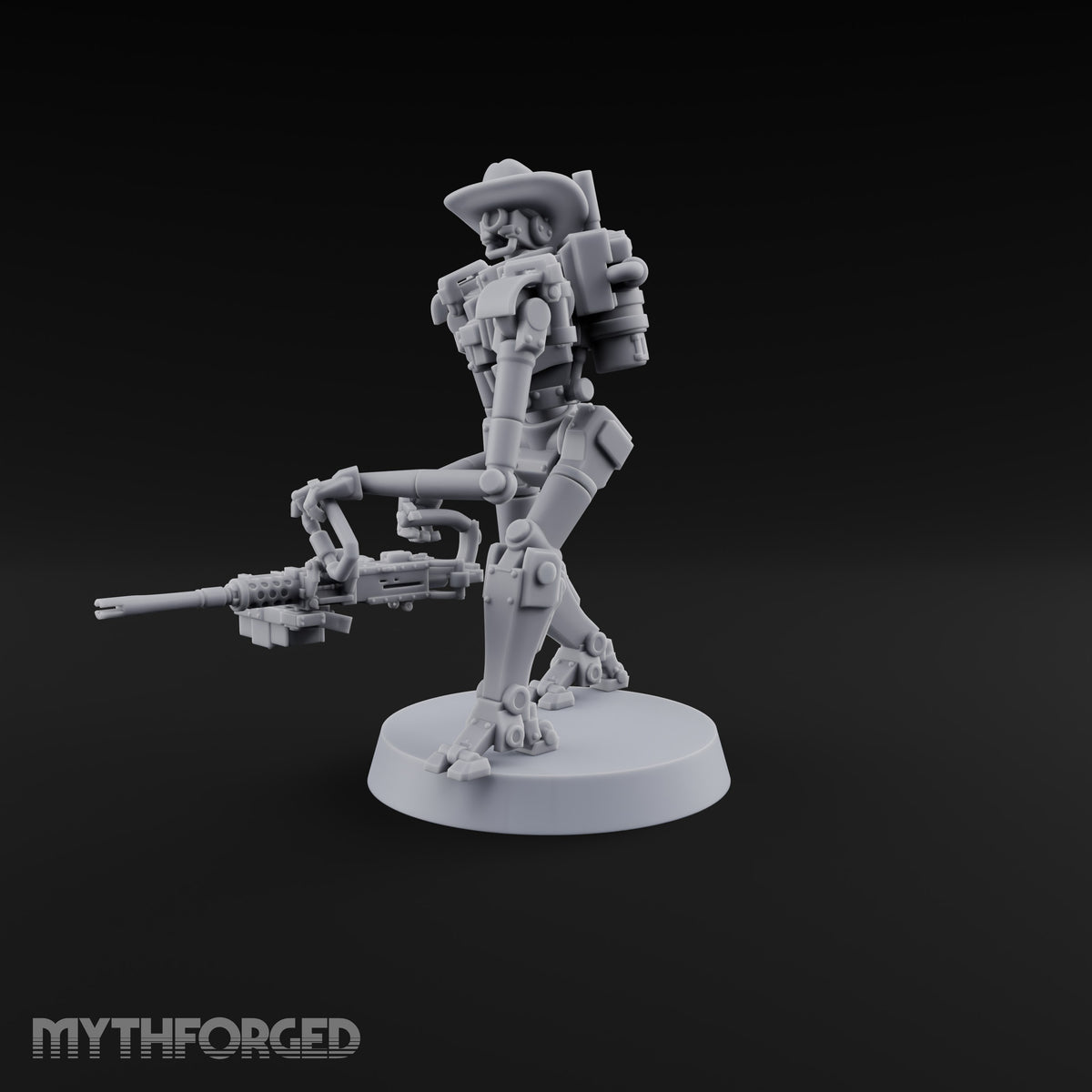 Weapons at the Ready Weird War British Automaton Heavy Machine Gunner E