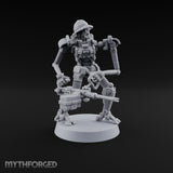 Weapons at the Ready Weird War British Automaton Heavy Machine Gunners — F