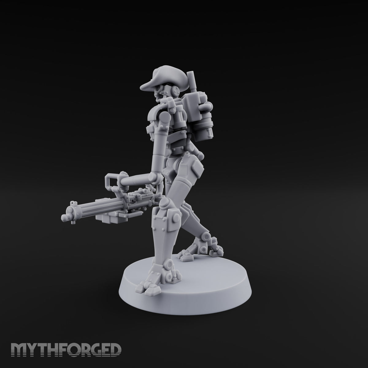 Guns at the Hip Weird War Automaton Machine Gunner A