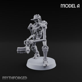 Guns at the Hip Weird War Automaton Machine Gunner A