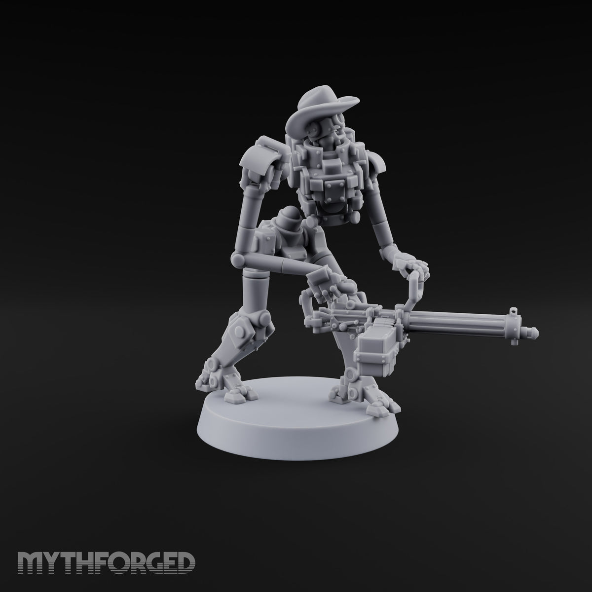 Guns at the Hip Weird War Automaton Machine Gunners — E