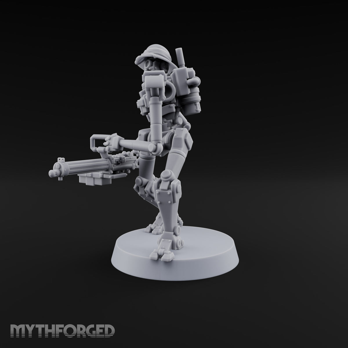 Guns at the Hip Weird War Automaton Machine Gunner F