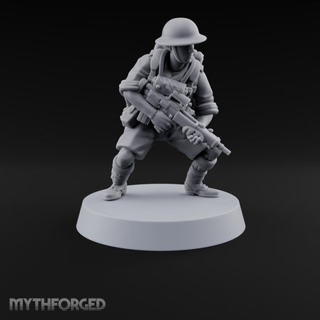Sweeping the Perimeter Human Bullpup Rifleman J