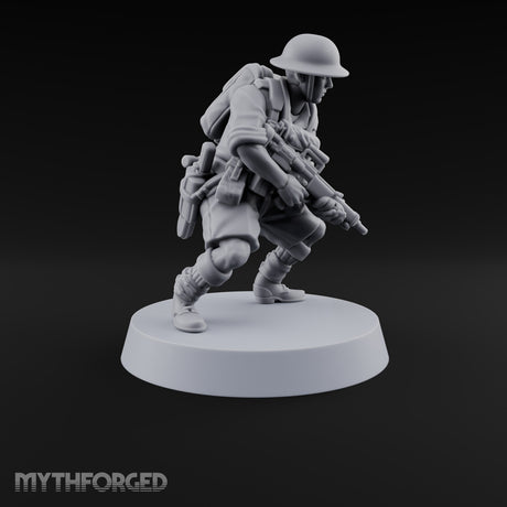 Sweeping the Perimeter Human Bullpup Rifleman J