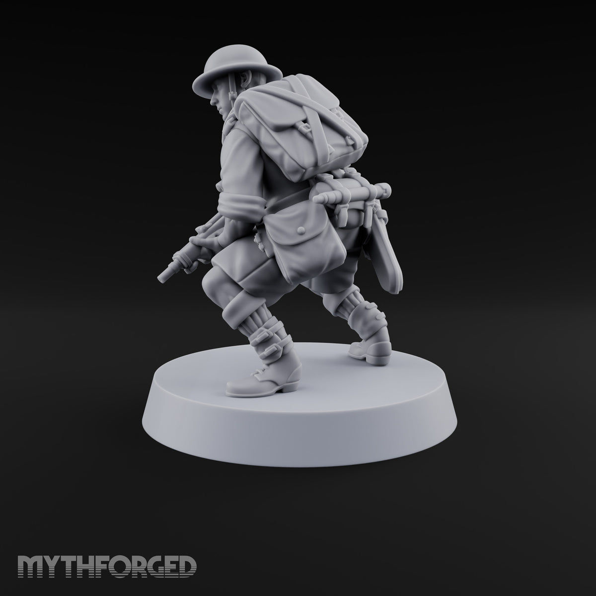 Sweeping the Perimeter Human Bullpup Rifleman J