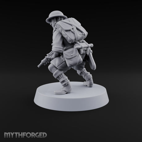 Sweeping the Perimeter Human Bullpup Rifleman J