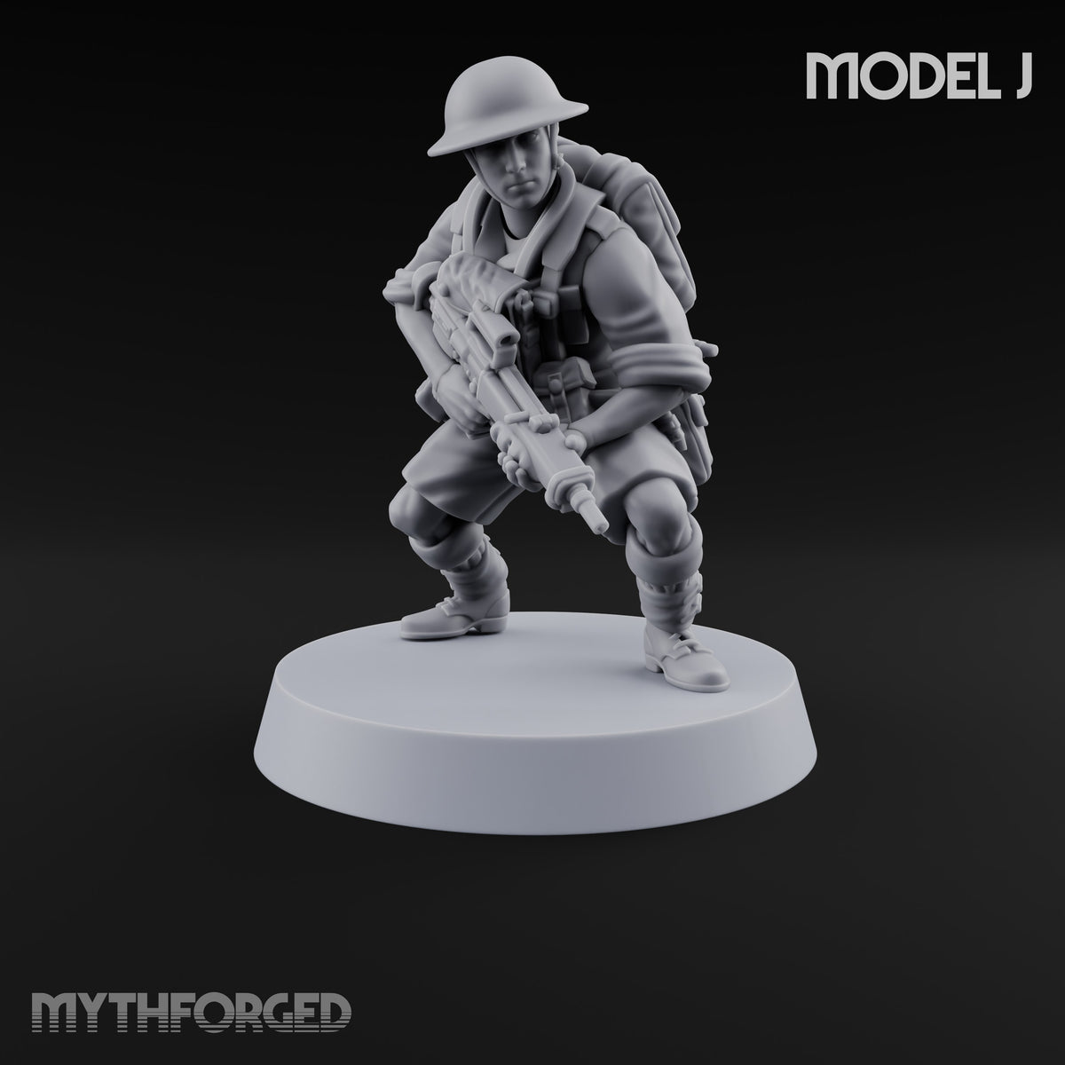 Sweeping the Perimeter Human Bullpup Riflemen — J