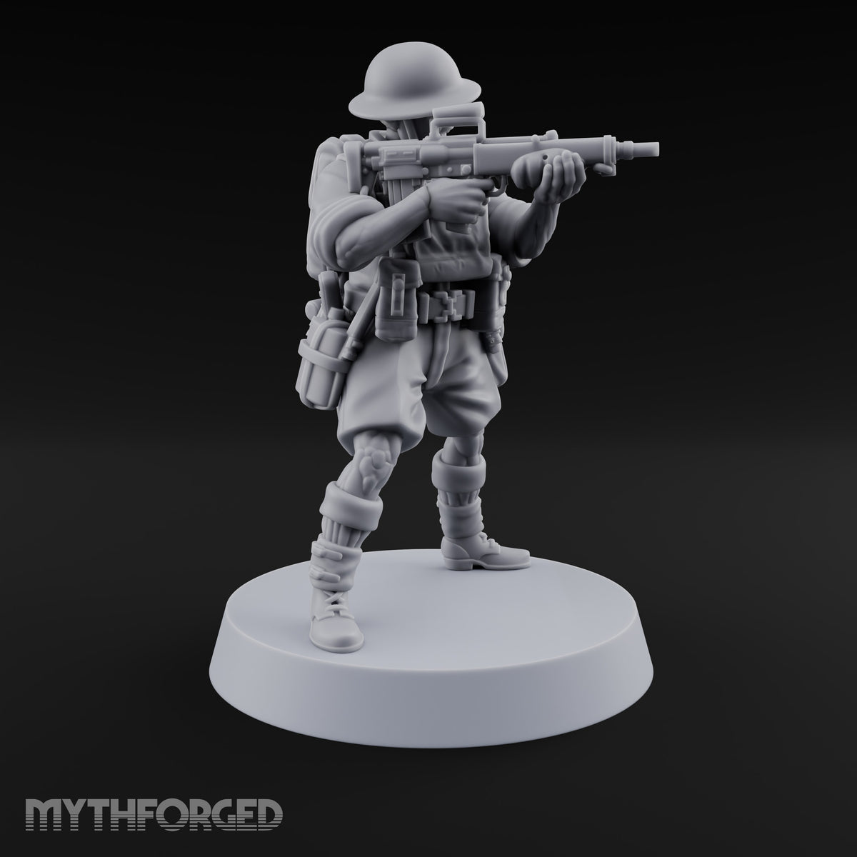 Sweeping the Perimeter Human Bullpup Rifleman A