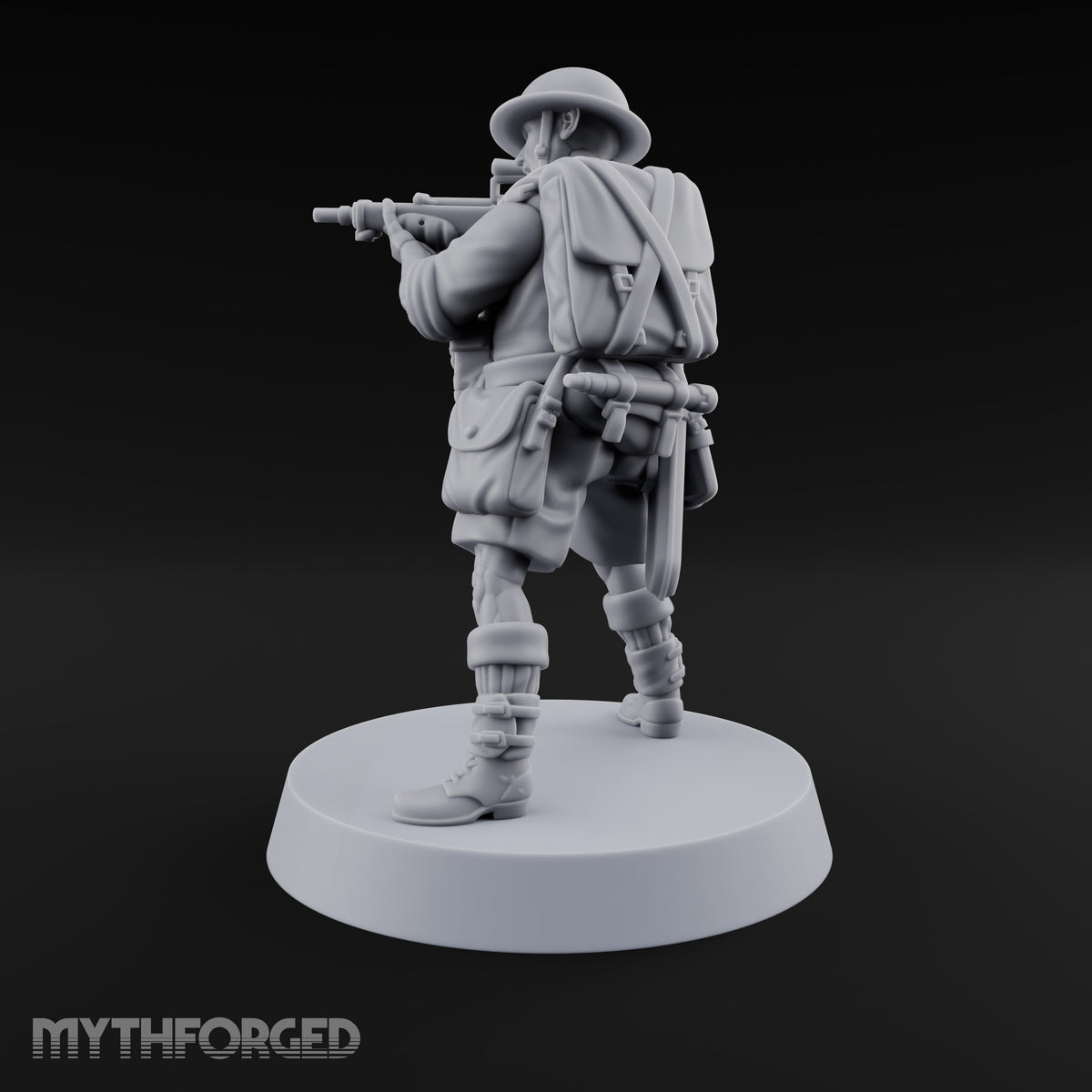 Sweeping the Perimeter Human Bullpup Rifleman A