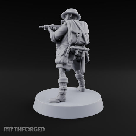 Sweeping the Perimeter Human Bullpup Rifleman A