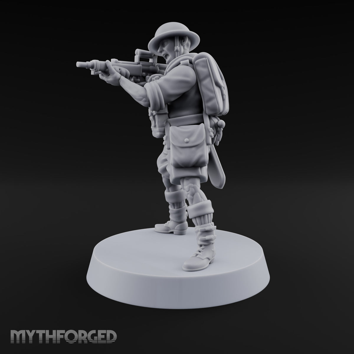 Sweeping the Perimeter Human Bullpup Rifleman A