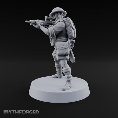 Sweeping the Perimeter Human Bullpup Rifleman A