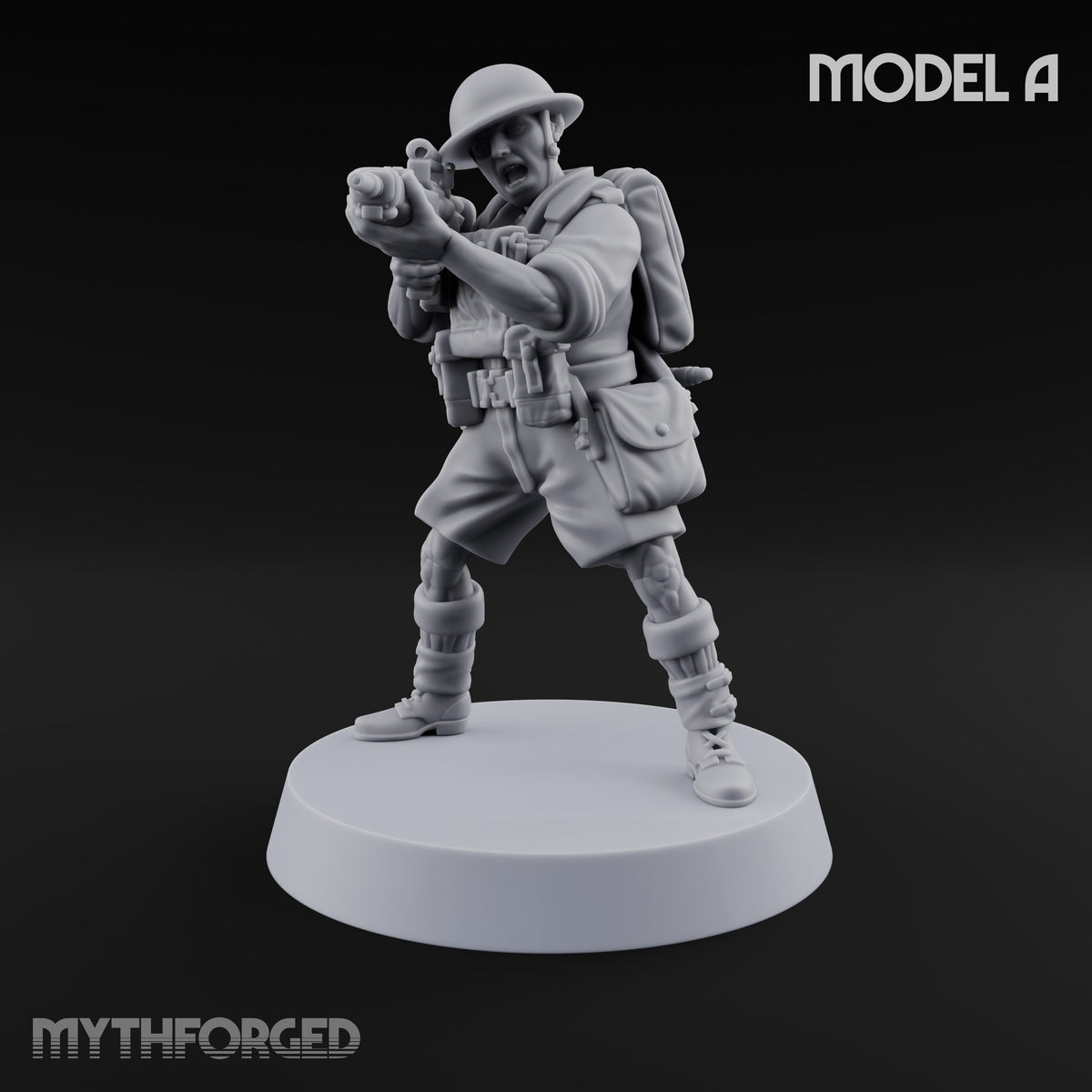 Sweeping the Perimeter Human Bullpup Riflemen — A