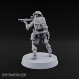 Sweeping the Perimeter Human Bullpup Rifleman B