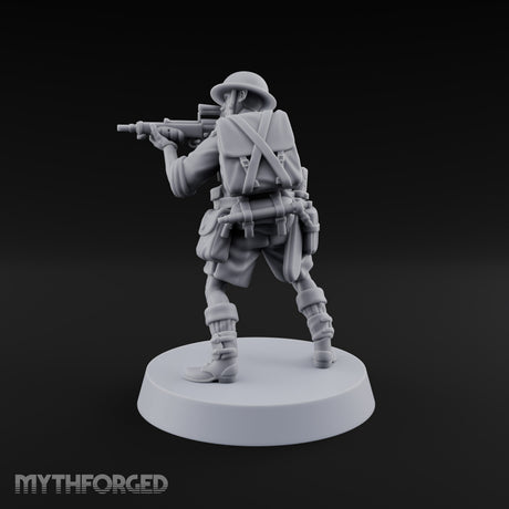 Sweeping the Perimeter Human Bullpup Rifleman B