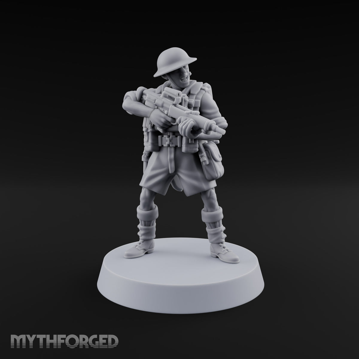 Sweeping the Perimeter Human Bullpup Rifleman C