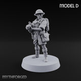 Sweeping the Perimeter Human Bullpup Riflemen — D