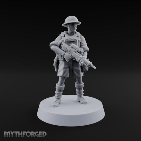 Sweeping the Perimeter Human Bullpup Rifleman E
