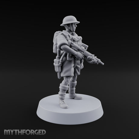 Sweeping the Perimeter Human Bullpup Rifleman E