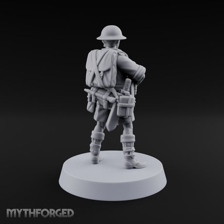 Sweeping the Perimeter Human Bullpup Rifleman E