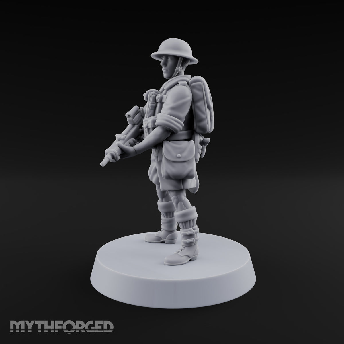 Sweeping the Perimeter Human Bullpup Rifleman E