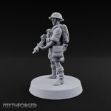 Sweeping the Perimeter Human Bullpup Rifleman E