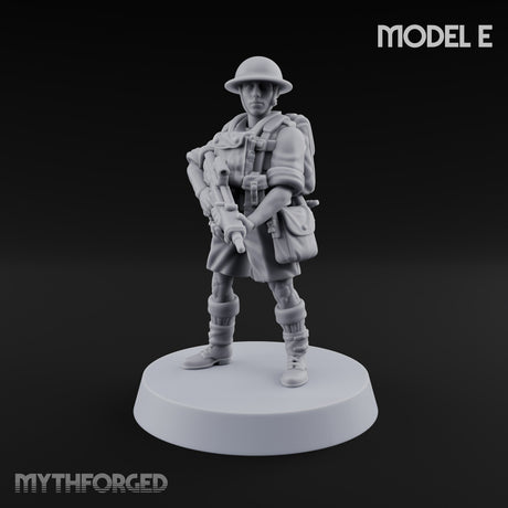 Sweeping the Perimeter Human Bullpup Rifleman E