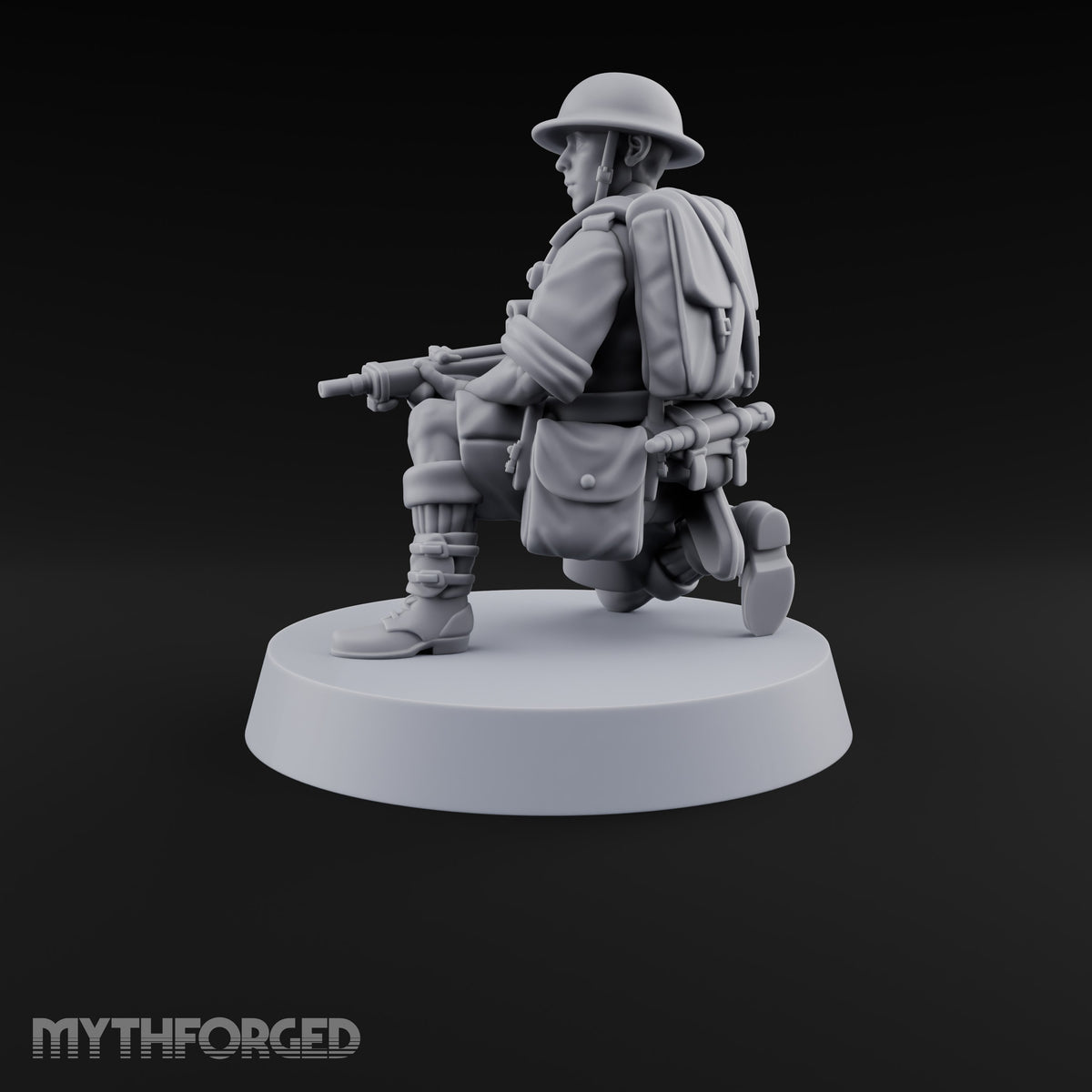 Sweeping the Perimeter Human Bullpup Rifleman F