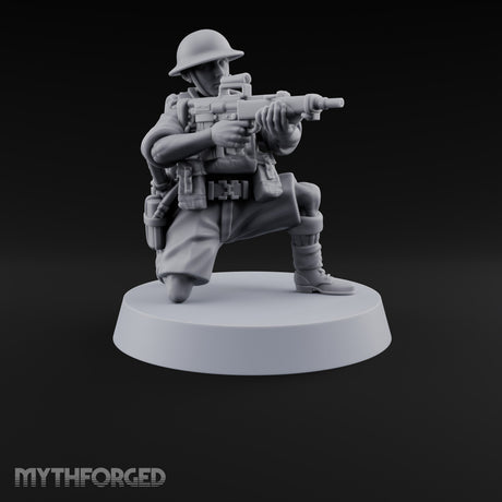 Sweeping the Perimeter Human Bullpup Rifleman G