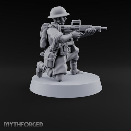 Sweeping the Perimeter Human Bullpup Rifleman G