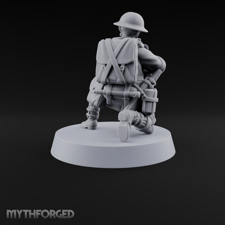 Sweeping the Perimeter Human Bullpup Rifleman G