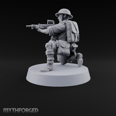 Sweeping the Perimeter Human Bullpup Rifleman G