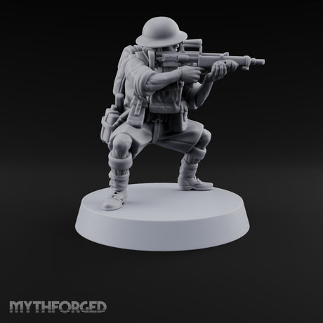 Sweeping the Perimeter Human Bullpup Rifleman H