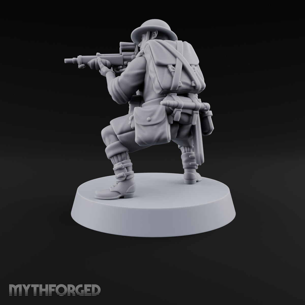 Sweeping the Perimeter Human Bullpup Rifleman H