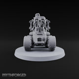 Hat Tipped, Barrel Levelled Warforged Tracked Anti-Tank Automaton