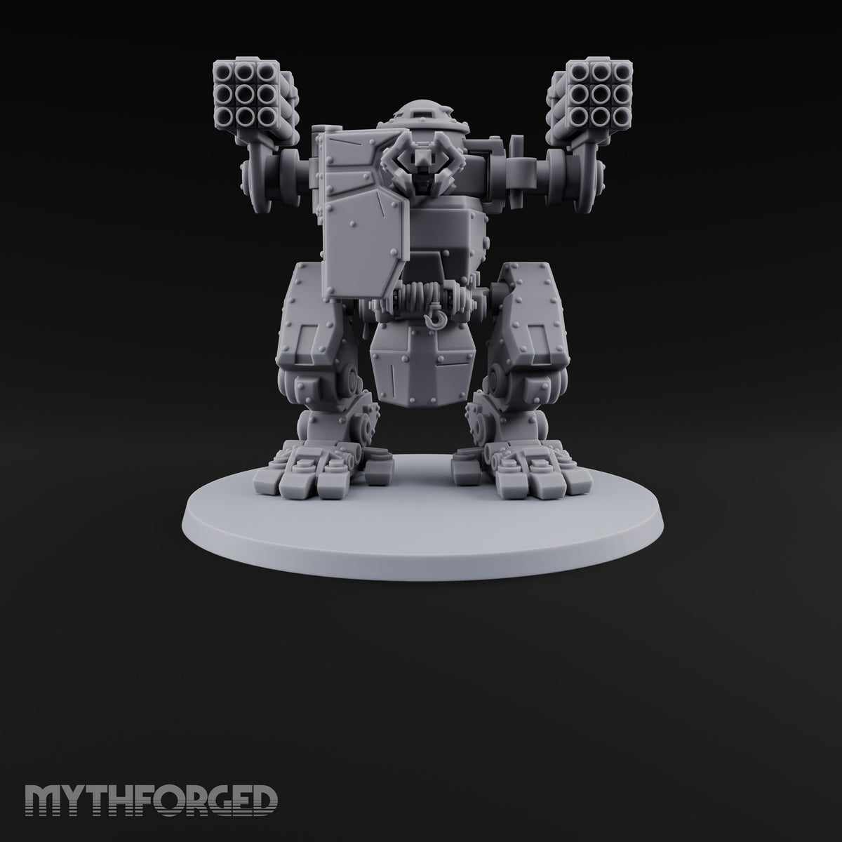 Rocket Racks Up, Stomp Down Warforged Bipedal Assault Walker