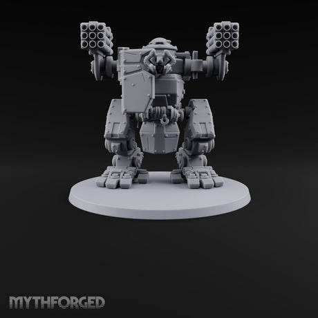 Rocket Racks Up, Stomp Down Warforged Bipedal Assault Walker