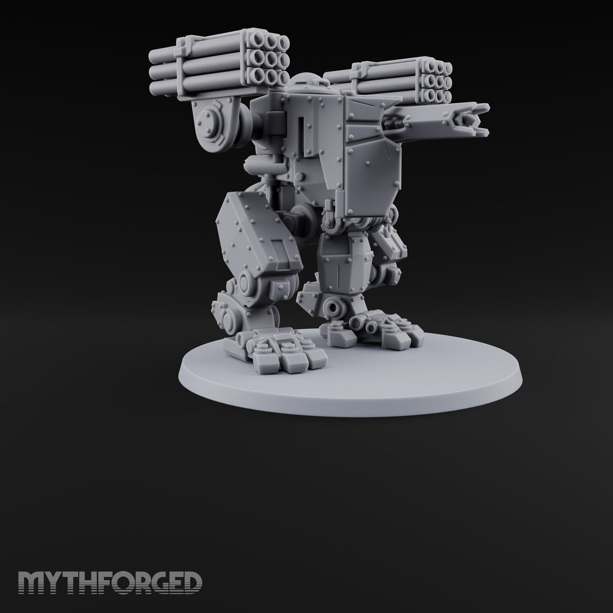Rocket Racks Up, Stomp Down Warforged Bipedal Assault Walker