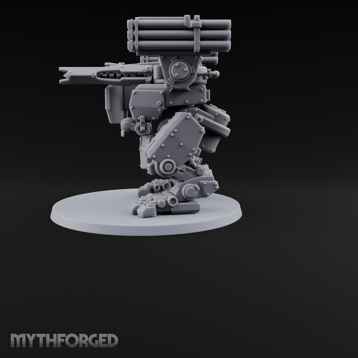 Rocket Racks Up, Stomp Down Warforged Bipedal Assault Walker