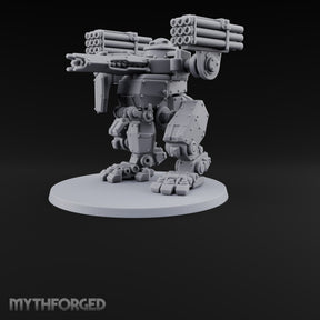 Rocket Racks Up, Stomp Down Warforged Bipedal Assault Walker