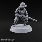 On Jungle Patrol Human Rifleman J
