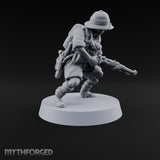 On Jungle Patrol Human Rifleman J