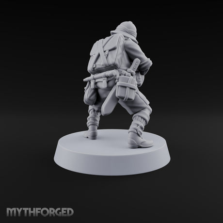 On Jungle Patrol Human Rifleman J